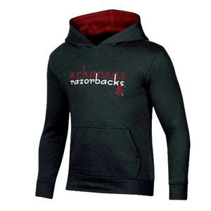 NCAA Arkansas Razorbacks Girls' Heart Hoodie Size L 6429